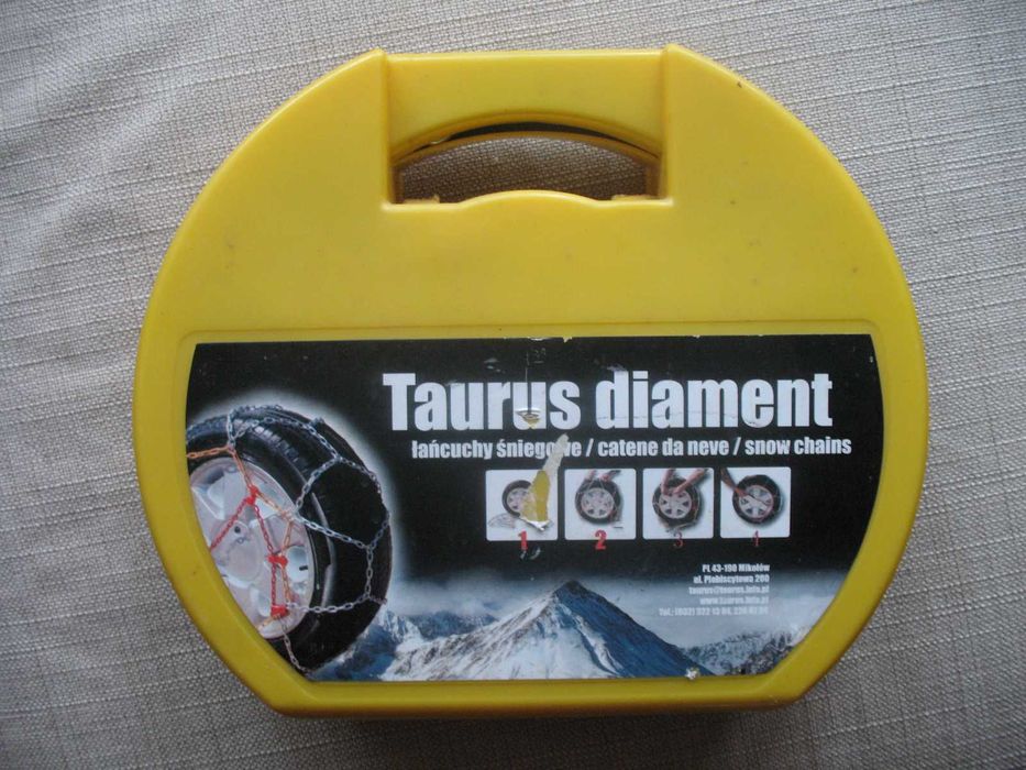 łańcuchy śniegowe Taurus diament 12mm grupa kn-80