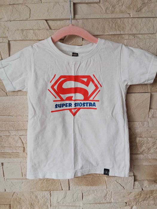 T shirt Super siostra 98 koszulka bluzka