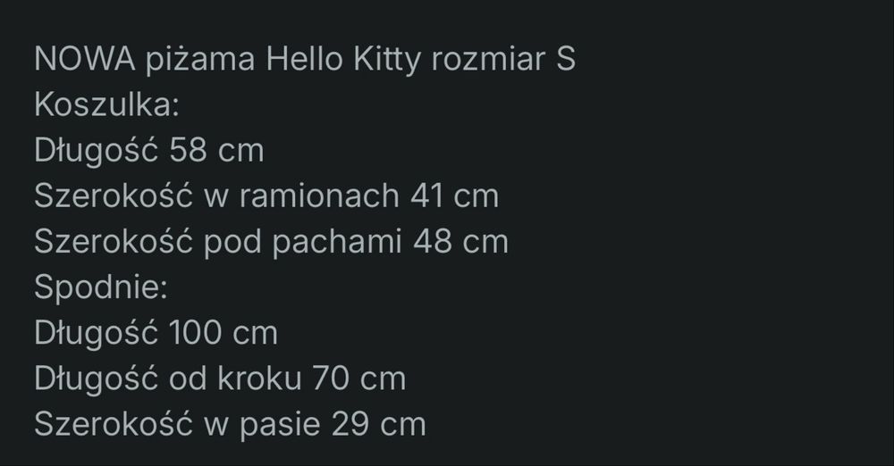 Pizama Hello Kitty