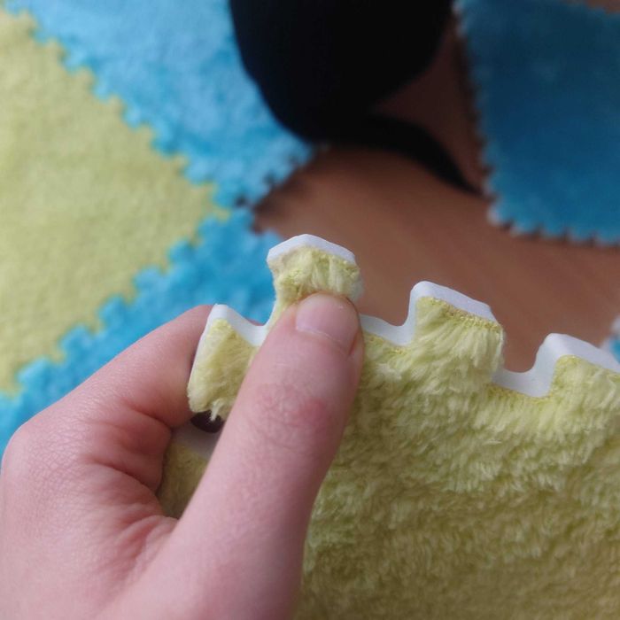 Puzzle dywanowe (II gat)  mata na zimną podłogę, do pom. gospod 31×31