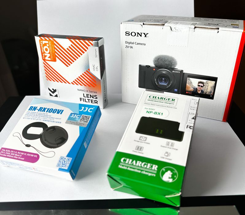 Sony ZV-1A NOVA!!!… + KIT COMPLETO!!!