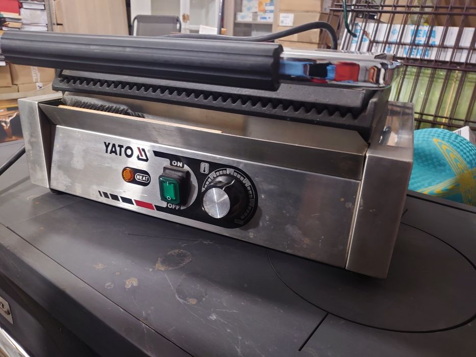 Grill Kontaktowy Panini YATO Gastro – Stan Bardzo Dobry