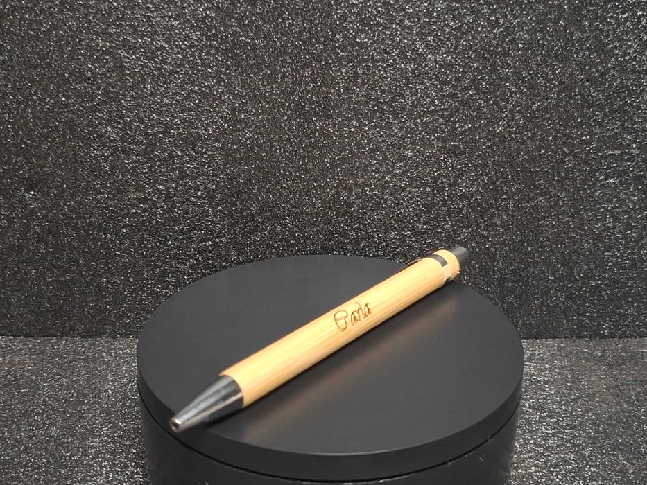 Caneta em Madeira Bambo personalizada