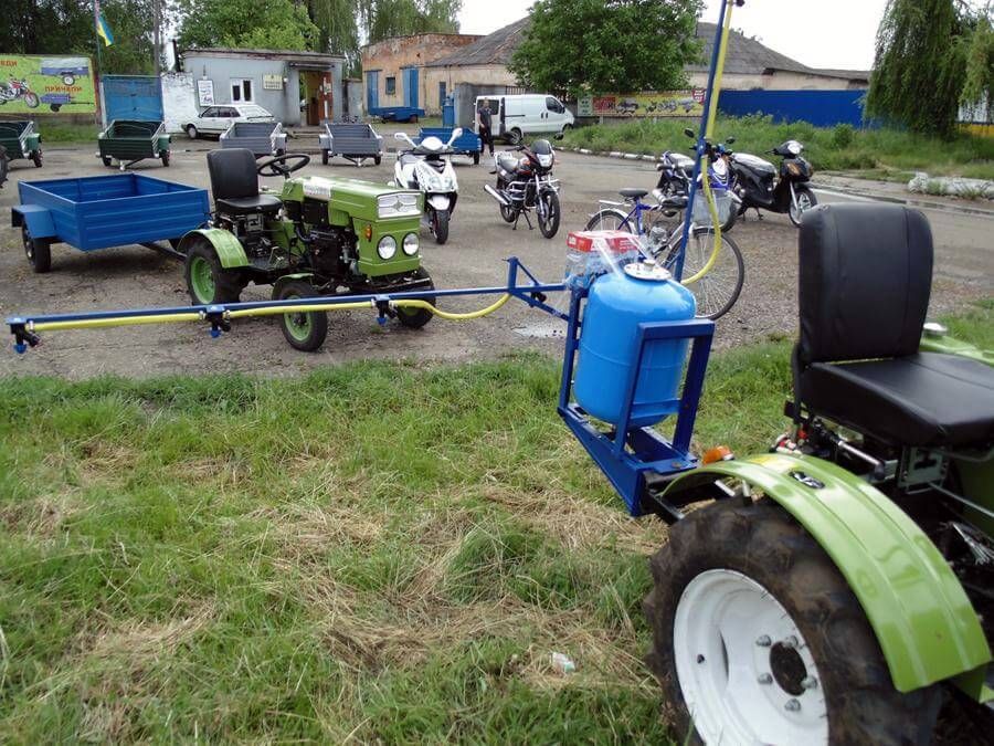 Оприскувач обприскувач на мотоблок трактор на 100 л. Навісний. Компл