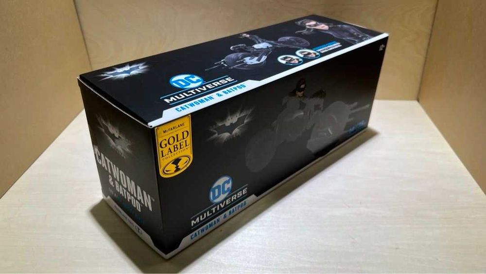 Figura Mcfarlane Catwoman & Batpod The Dark Knight Trilogy