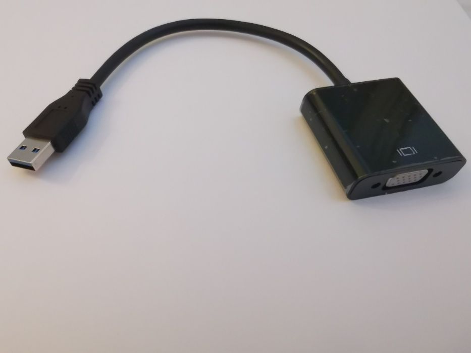 *PORTES GRATUITOS* Adaptador USB 3.0 macho para VGA fêmea *NOVO*