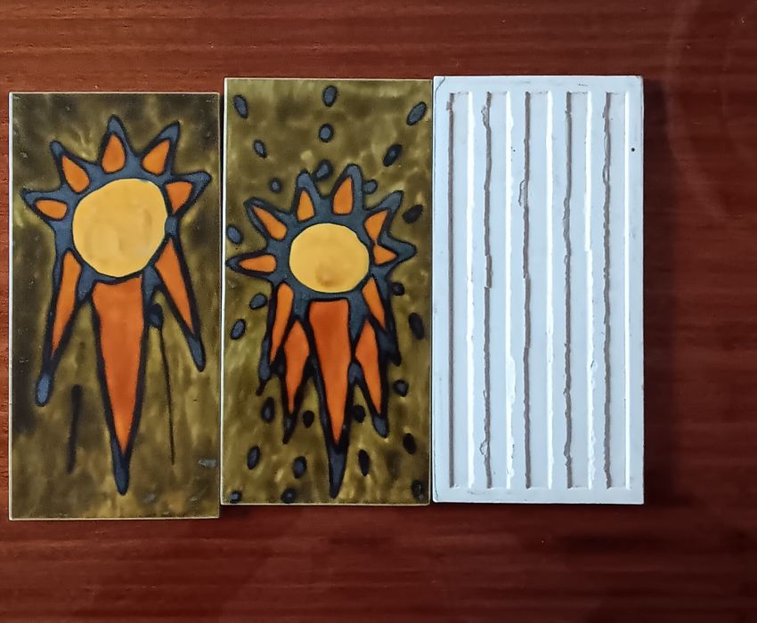 Secla. Azulejos  Knud, jarra, concha e búzio.  , jarra