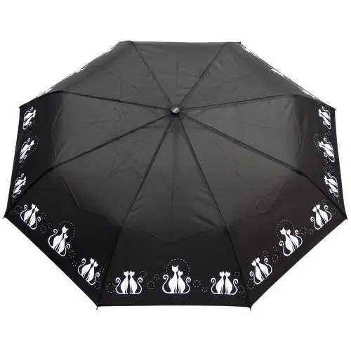 Парасолька Doppler легкий жіночий з котиками повний автомат