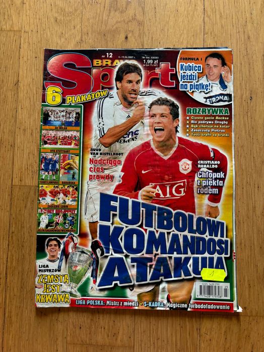Bravo Sport Gazeta czasopismo kolekcjonerskie 2007 numer 12