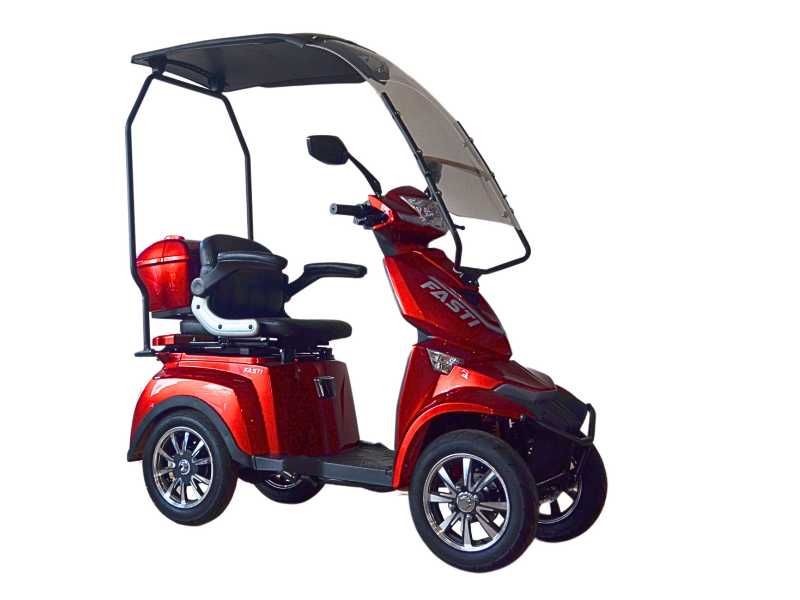 ELECTRORIDE FASTI 4: Elektryczny 4kołowiec z daszkiem Aktywny Samorząd