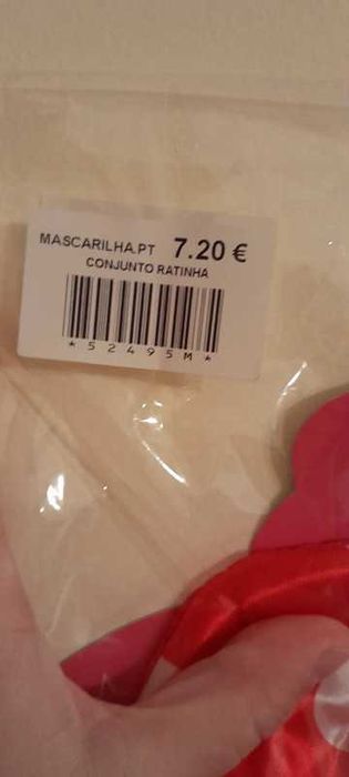 conjunto de disfarce Minnie