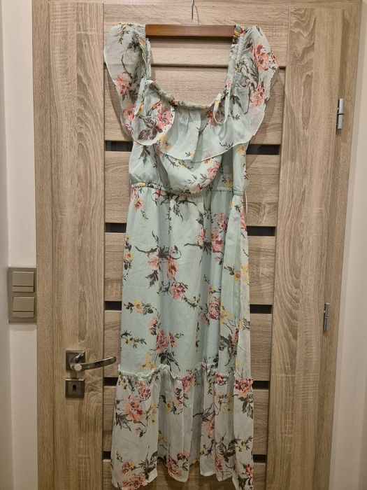 sukienka damska w kwiatki BONPRIX rozm.40