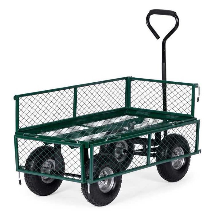 NOWY Wózek Transportowy Ogrodowy Taczka Przyczepka z rączką 200KG