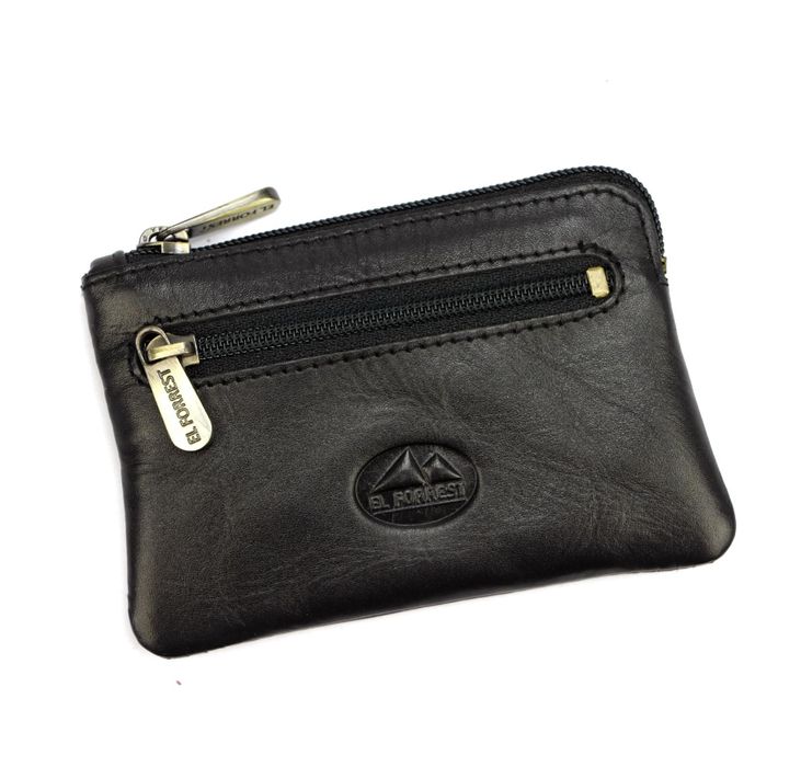 damskie etui el forrest  skóra naturalna czarny