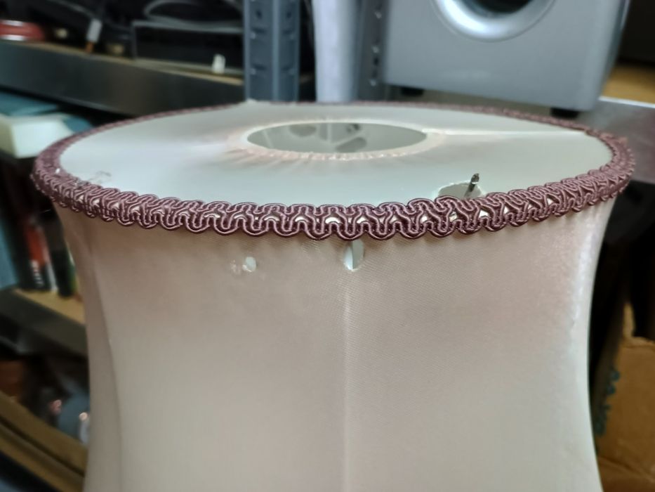 Kremowy klosz, abażur do lampy