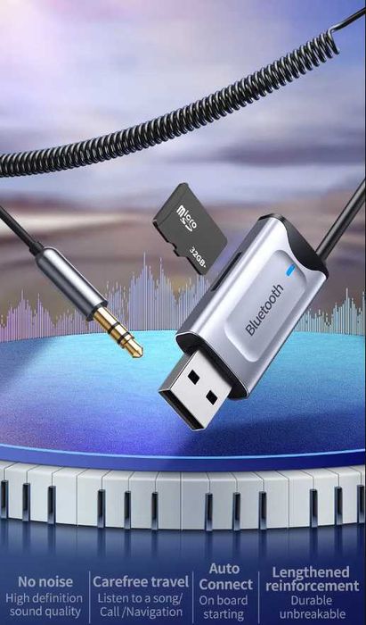 Samochodowy Odbiornik/Nadajnik Bluetooth 5.3 Y1Pro