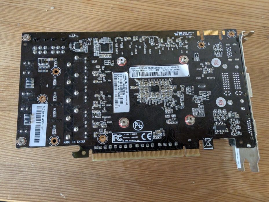 Palit NVidea Gtx 560 ti 1 gb64586024320002121