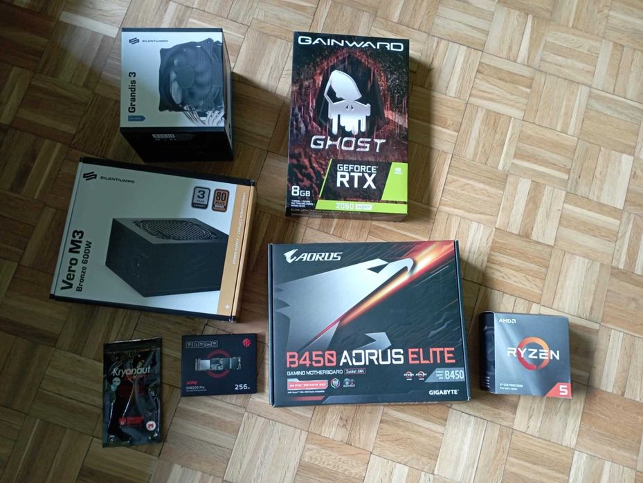 Komputer Ryzen 5 3600 RTX 2060 SUPER 16GB RAM + akcesoria