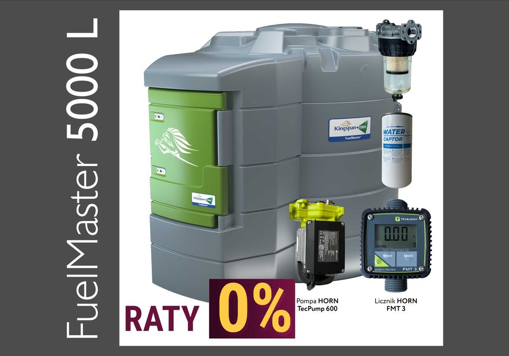 Zbiornik do paliwa ON diesla FuelMaster 5000L Kingspan HORN TECALEMIT
