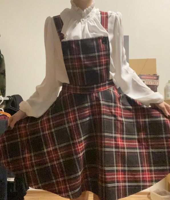 платье-сарафан в клеточку Hell Bunny