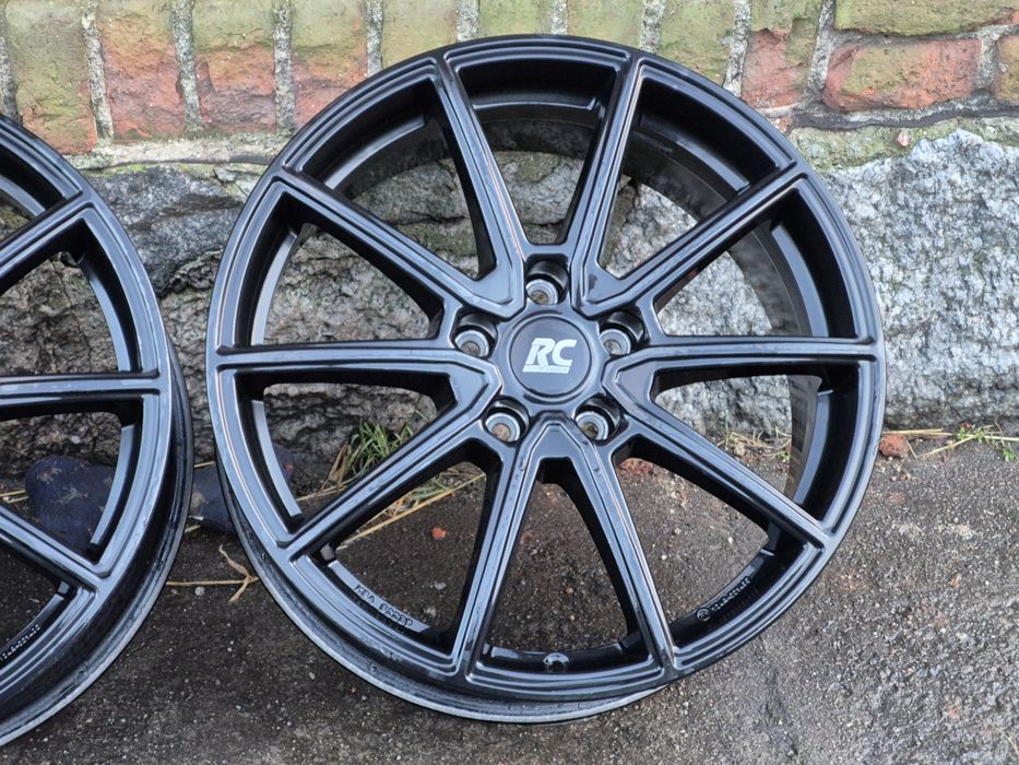 Alufelgi 18" RC 5x112 czarne Audi Volkswagen Skoda Seat +Gratis