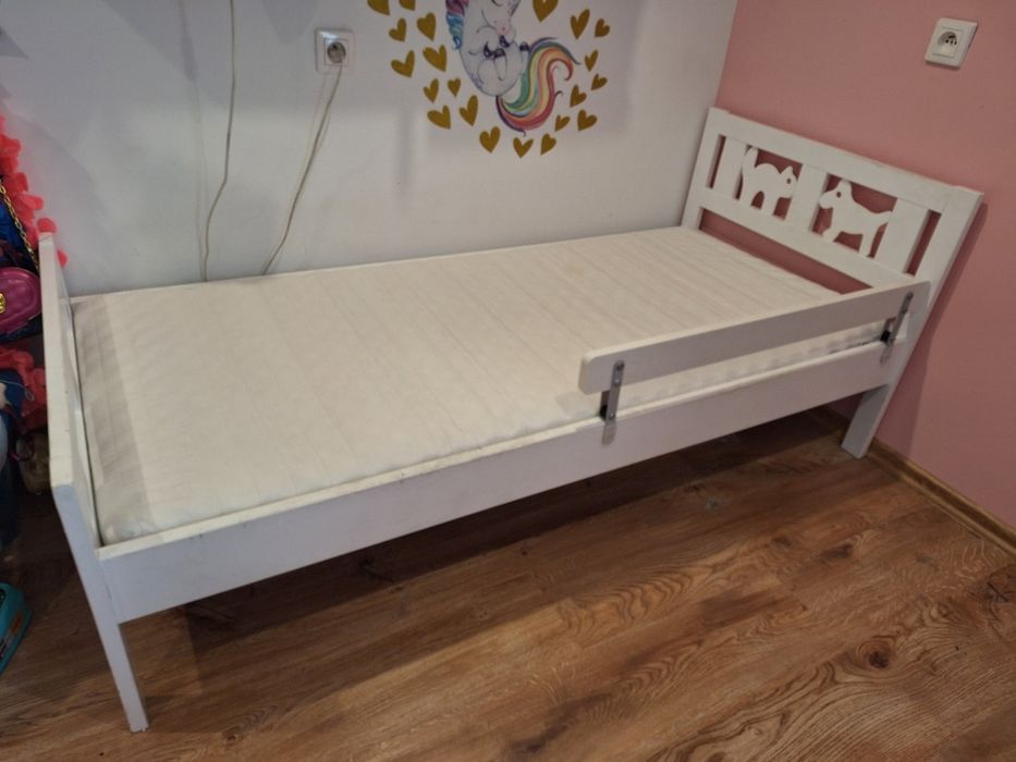 Łóżko dziecięce IKEA Kritter z materacem
