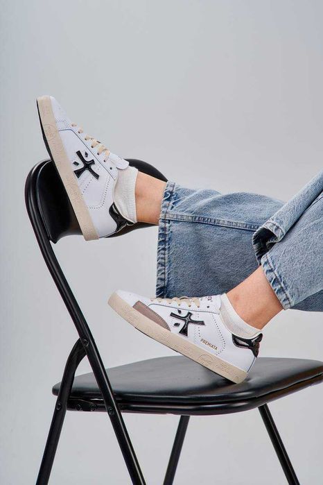 Унисекс кожаные кроссовки Premiata Steven шкіряні кросівки премиата