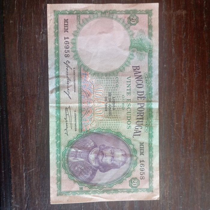 Nota de 20 escudos 1949