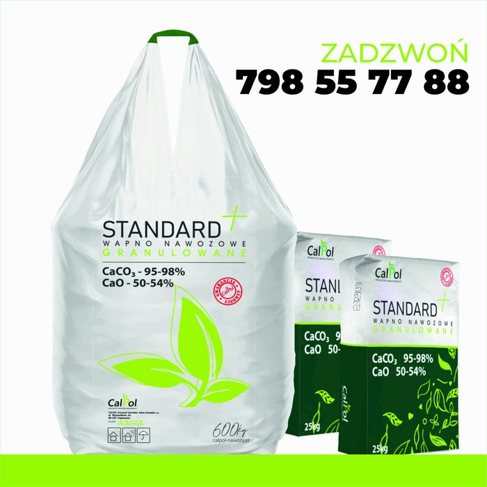 Nawozy wapniowe granulowane wapno/magnez/czarna kreda CALPOL PRODUCENT