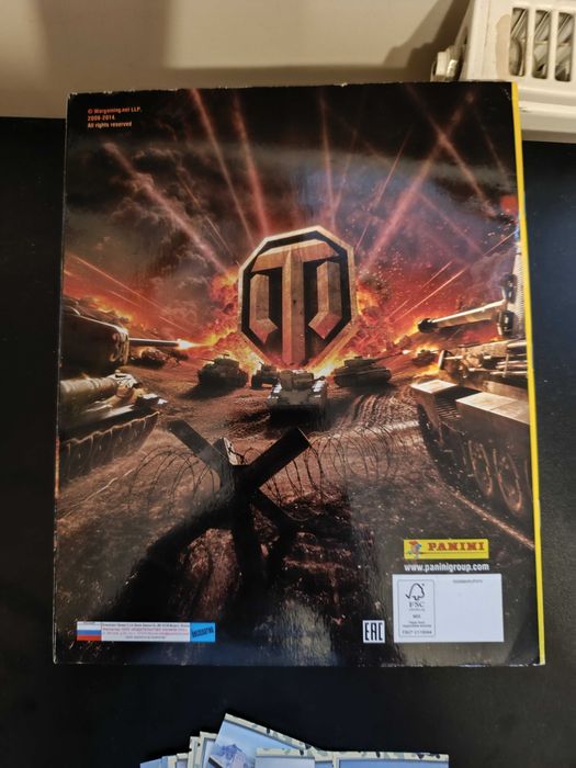 World of Tanks Panini magazyn z naklejkami