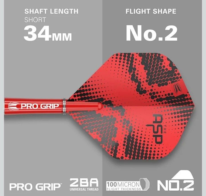 Target Darts Nathan Aspinall 23G zestaw rzutek ze stali wolfra