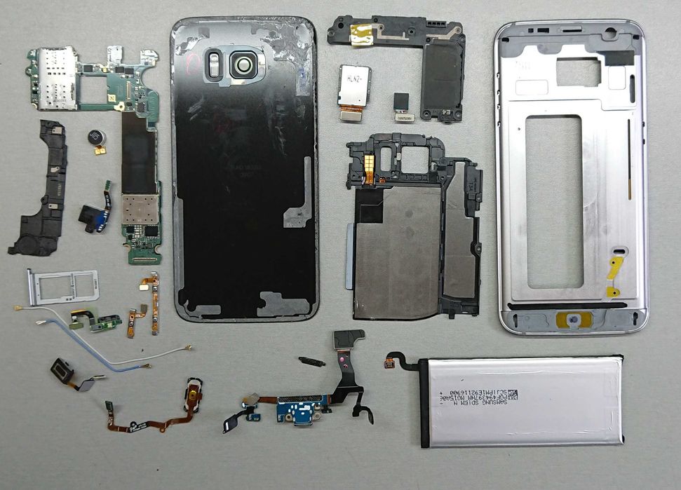 Samsung Galaxy S7 EDGE G935FD G935 Шлейф Камера Рамка Динамик