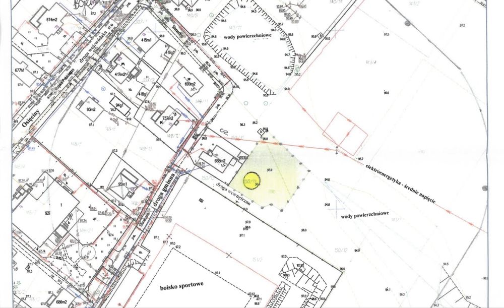 Działka na sprzedaż 1087m² Bądkowo