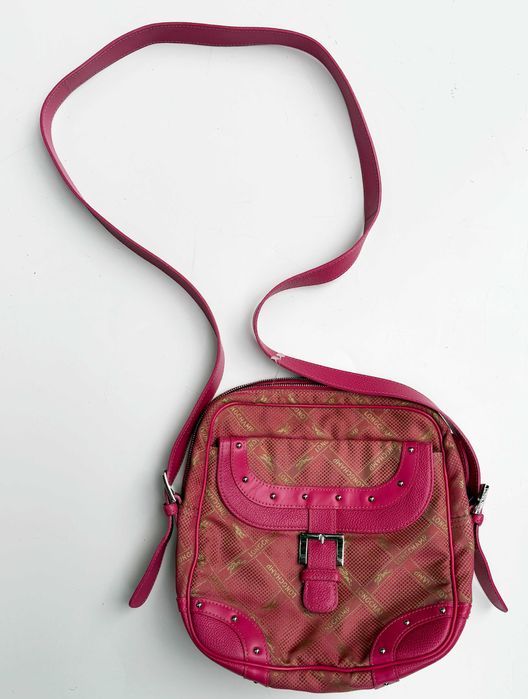 Torebka Różowa Listonoszka Longchamp Torba Na Ramię