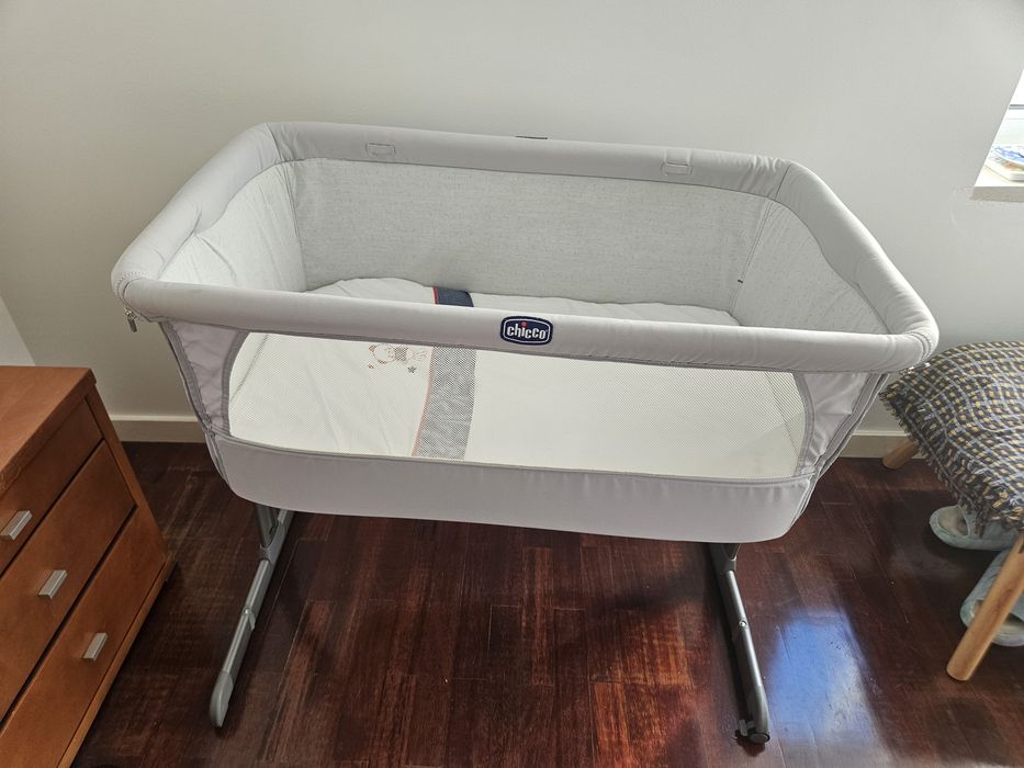 Berço  Chicco Next2Me Cinzento + Colchão