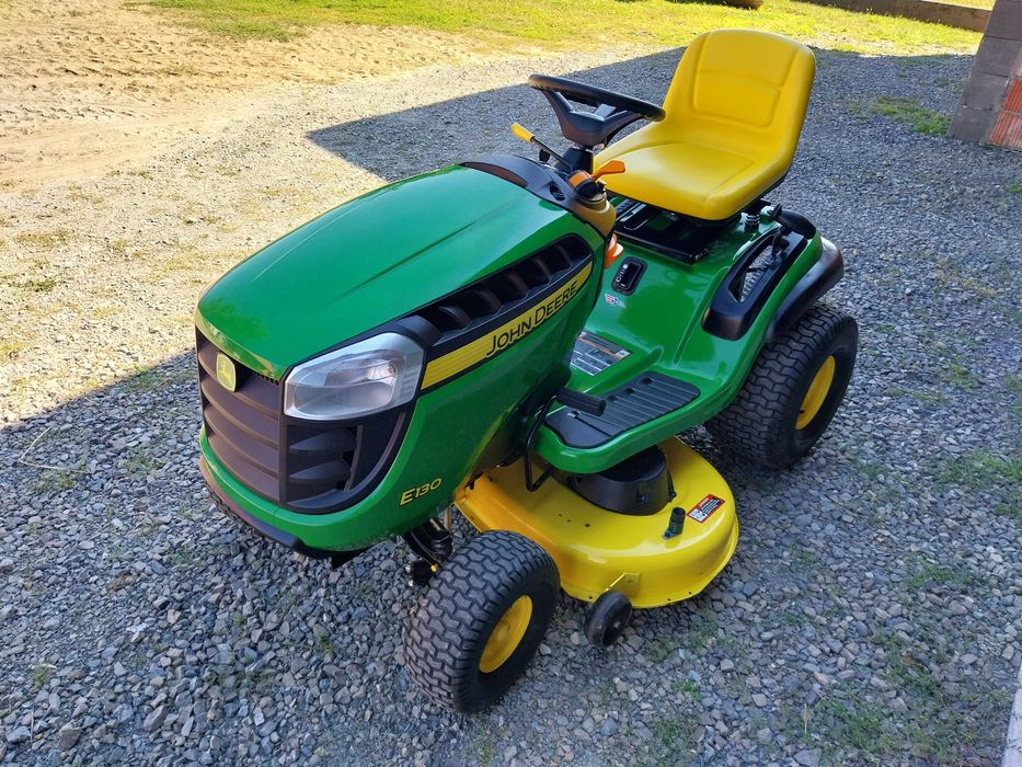 john deere E130, S, D, 22 KM traktorek kosiarka, GRATIS, husqvarna yth