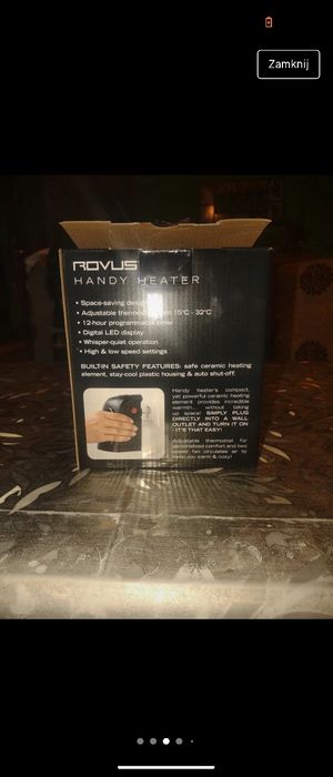 Podróżny grzejniczek handy heather