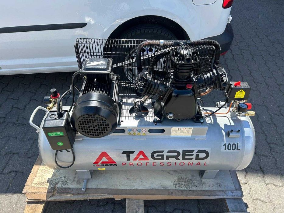 Kompresor olejowy TAGRED 100L 400V 3-TŁOKOWY– OUTLET