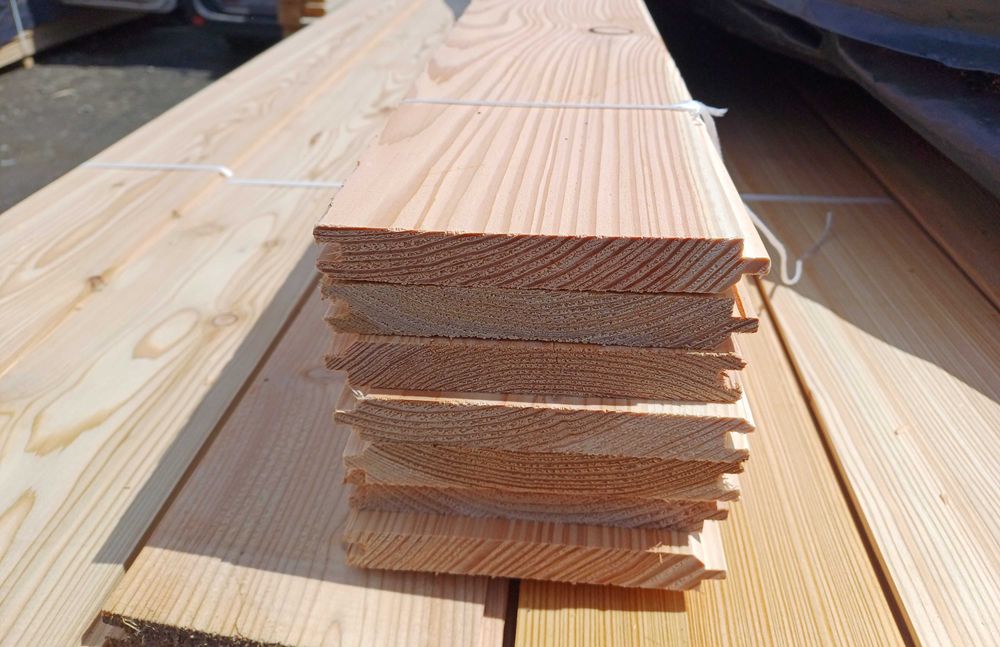 Deska tarasowa elewacyjna podłogowa podbitka półbal szalówka boazeria