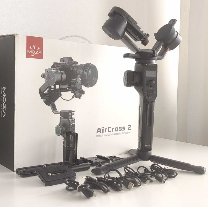MOZA AirCross 2 Gimbal + Acessórios + 2A Garantia