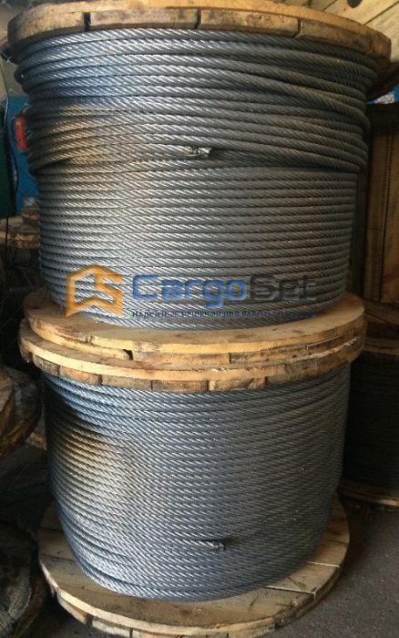 Канат трос 6, 8, 10, 11, 12, 13, 14, 15, 16, 18, 20, 22 24мм Наявність