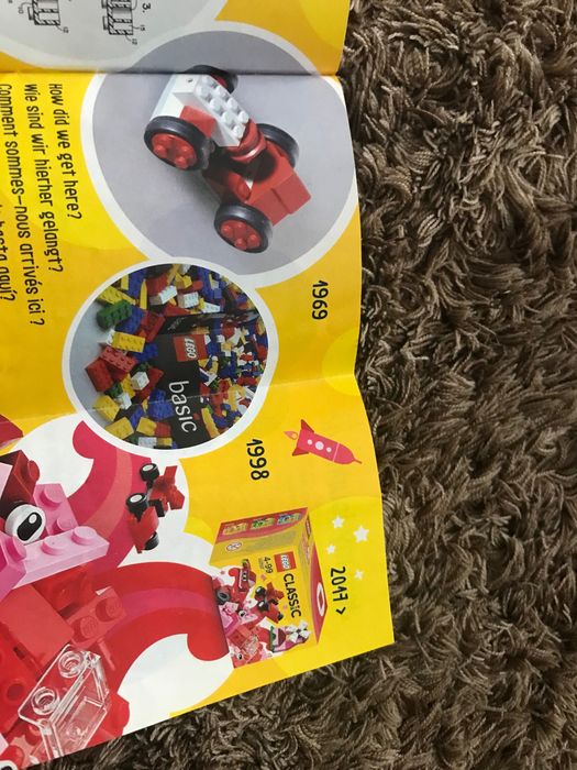 Klocki lego czerwone