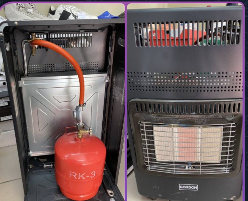 Газовый автономный обогреватель 4,2 кВт +  редуктор + шланг