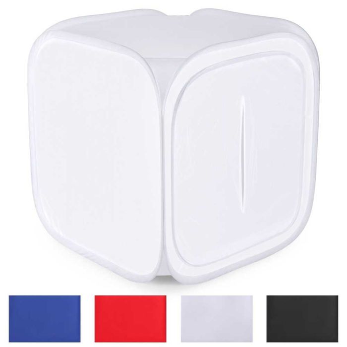 Estúdio de fotografia 80x80 - Tenda softbox [ Inclui saco e 4 cores ]