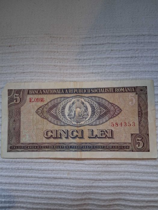 Rumunia 5 LEI 1966