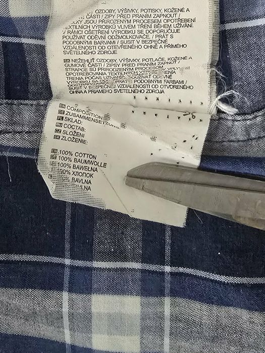Diverse koszula bawełniana rozmiar XL  niebieska biała krata