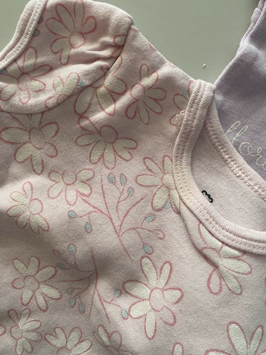 Body z krótkim rękawem trzy sztuki 62