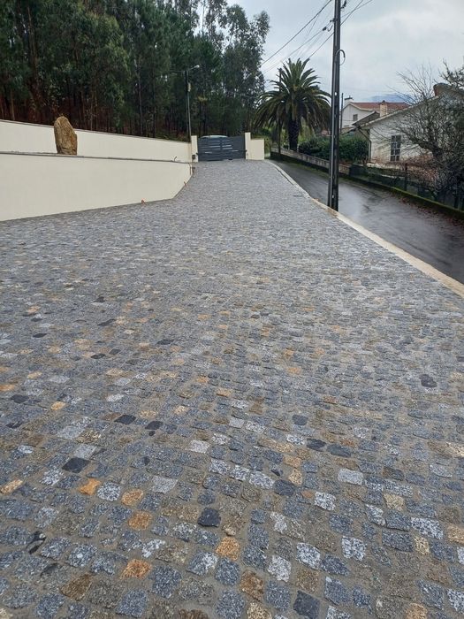 Pavimentos em cubos