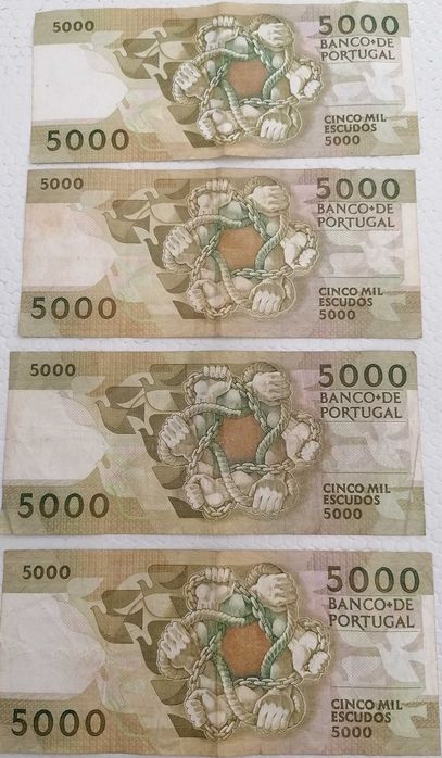 Notas de 5000 escudos, lote 05.24