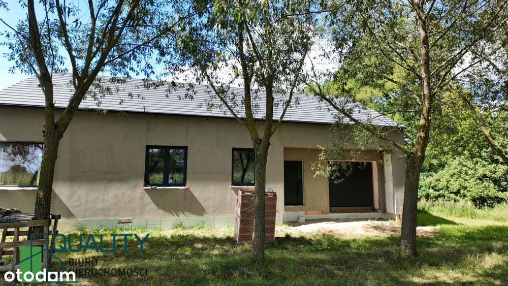 Nowy dom nad jeziorem w stanie deweloperskim 120m2